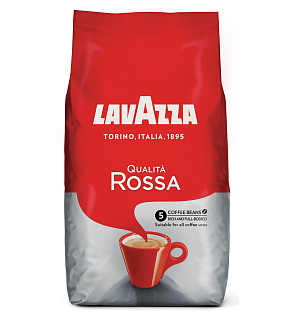 Кофе в зернах LAVAZZA "Qualita Rossa", 1000 г, 3590