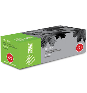 Картридж лазерный CACTUS (CS-C725S) для CANON LBP-6000/6020/6020B, ресурс 1600 страниц