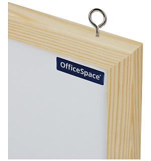 Доска магнитно-маркерная OfficeSpace, А4 (254*342 мм), деревянная рамка