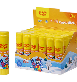 Клей-карандаш Мульти-Пульти, 10г, ПВП