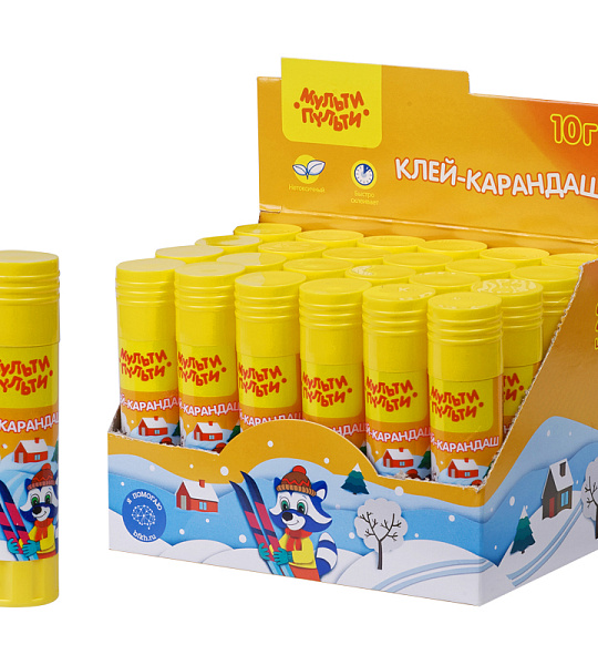 Клей-карандаш Мульти-Пульти, 10г, ПВП