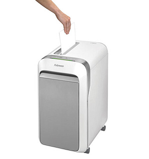 Уничтожитель (шредер) FELLOWES LX221, 5 уровень секретности, 2x12 мм, 20 листов, 30 л, белый,FS-50505