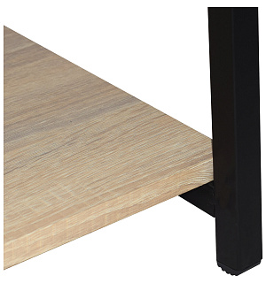 Стеллаж на металлокаркасе BRABIX "LOFT SH-002", 600х350х845 мм, цвет дуб натуральный, 641233