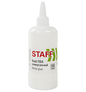 Клей ПВА STAFF евро, 150 г, 221207