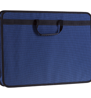 Сумка деловая OfficeSpace "Glasgow" А3, ткань, ассорти, 2 отделения, молния