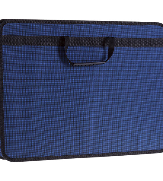 Сумка деловая OfficeSpace "Glasgow" А3, ткань, ассорти, 2 отделения, молния