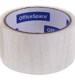 Клейкая лента упаковочная OfficeSpace, 48мм*40м, 38мкм, ШК