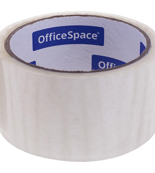 Клейкая лента упаковочная OfficeSpace, 48мм*40м, 38мкм, ШК