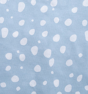 Постельное белье "Этель" 1,5 сп Soft blue 143х215 см, 150х214 см, 50х70 см -1 шт, 100% хл, бязь