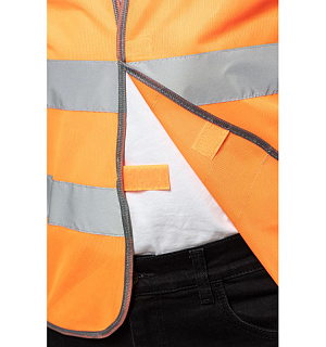 Спец.костюм Жилет сигнальный Тип1Е, цв.оранж.(р.L-XL/48-54)