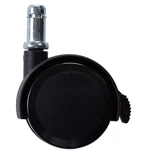 Колеса (ролики) для кресла, шток 11мм, BlockCastorSet3850, 5шт., для паркета/ламината, с мех. блокир.