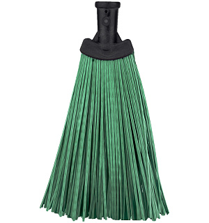 Метла OfficeClean, для улицы, веерная, с деревянным черенком 120см
