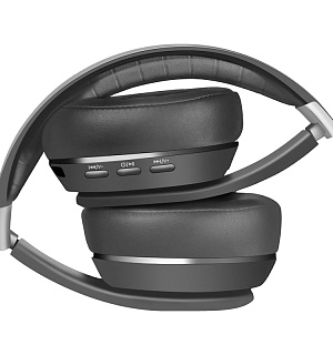Наушники с микрофоном беспроводные Defender FreeMotion B540, Bluetooth, складные, MicroSD, FM, разъем Micro-USB, черный