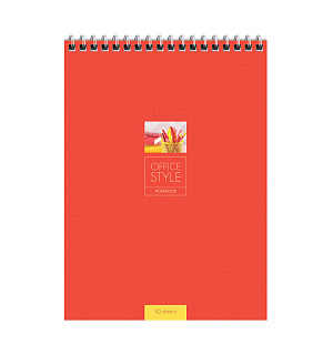 Блокнот А5 40л. на гребне ArtSpace "Моноколор. Office style"