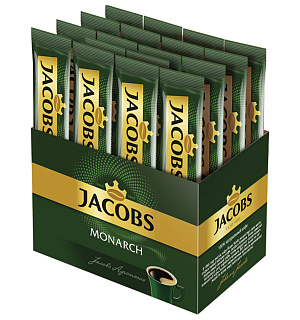 Кофе растворимый JACOBS "Monarch", сублимированный, 1,8 г, пакетик, 8050269