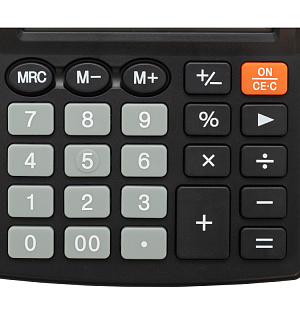 Калькулятор настольный КОМПАКТНЫЙ Citizen бух. SDC-810NR 10раз. дв.пит черн