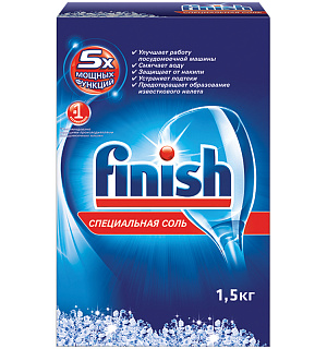 Соль специальная для посудомоечной машины Finish, 1,5кг