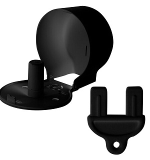 Диспенсер для туалетной бумаги LAIMA PROFESSIONAL ORIGINAL (Система T2), малый, черный, ABS-пластик, 605767