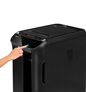 Уничтожитель (шредер) с автоподачей FELLOWES AUTOMAX 600M, 5 уровень секретности, 2x12 мм, 83 л, FS-46574