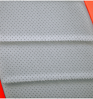 Кресло игровое Helmi HL-S08 "Rally", экокожа черная/серая/красная