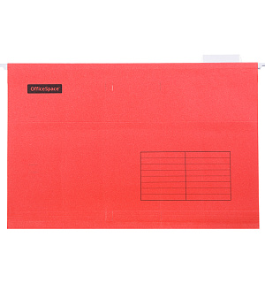 Подвесная папка OfficeSpace Foolscap (365*240мм), красная