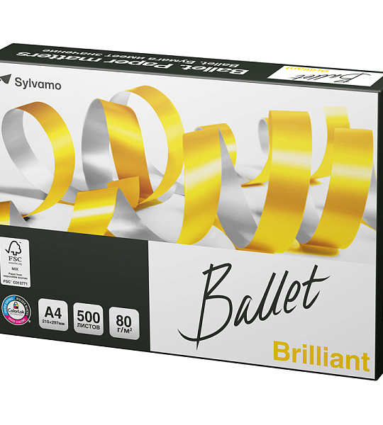 Бумага Ballet "Brilliant" А4, Марка А, 500л.