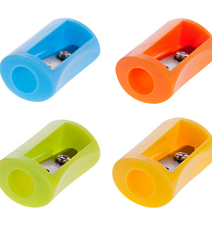 Точилка пластиковая ArtSpace 1 отверстие, ассорти