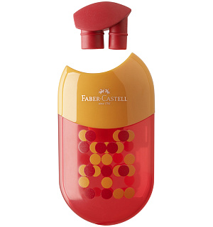 Набор карандашей ч/г Faber-Castell "Grip Two Tone" 2шт., трехгран., заточен., ластик-точилка, блистер