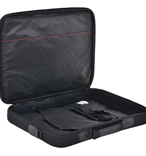 Сумка для ноутбука 15,6" Continent CC-100 BK полиэстер, черный, 415*310*70мм