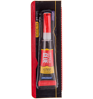 Клей секундный OfficeSpace "Super Glue", 3г, лента