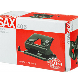 Дырокол SAX 406 до 30л., металл, с лин., синий, Австрия-Венгрия