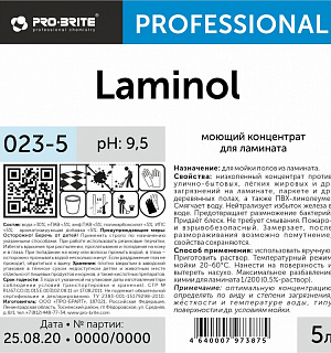 Профхим д/руч.мытья пола щел д/ламината Pro-Brite/Laminol,5л