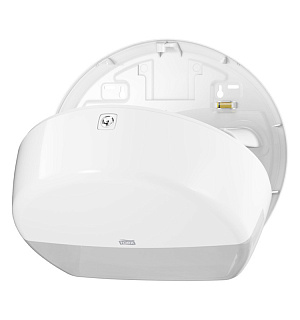 Диспенсер для туалетной бумаги в мини-рулонах Tork "Elevation"(Т2) пластик, механический, белый