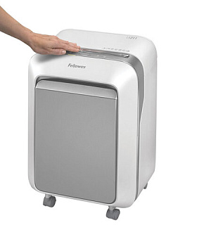 Уничтожитель (шредер) FELLOWES LX211, 5 уровень секретности, 2x12 мм, 15 листов, 23 л, белый, FS-50503