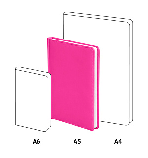 Ежедневник датированный 2023г., A5, 176л., кожзам, OfficeSpace "Winner", фуксия