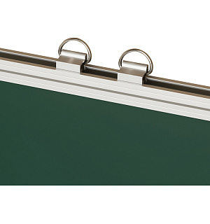 Доска магнитно-меловая OfficeSpace, 90*120см, алюминиевая рамка, полочка