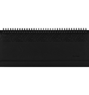 Планинг недатированный, 64л., 330*130мм, кожзам, Berlingo "Vivella Prestige", черный