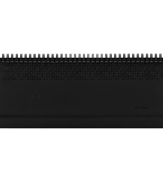 Планинг недатированный, 64л., 330*130мм, кожзам, Berlingo "Vivella Prestige", черный