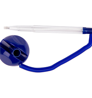 Ручка шариковая настольная OfficeSpace "Reception" синяя, 0,7мм, синий корпус