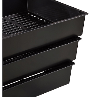 Лоток для бумаг Attache решетчатый черный ЛТ291АЕ