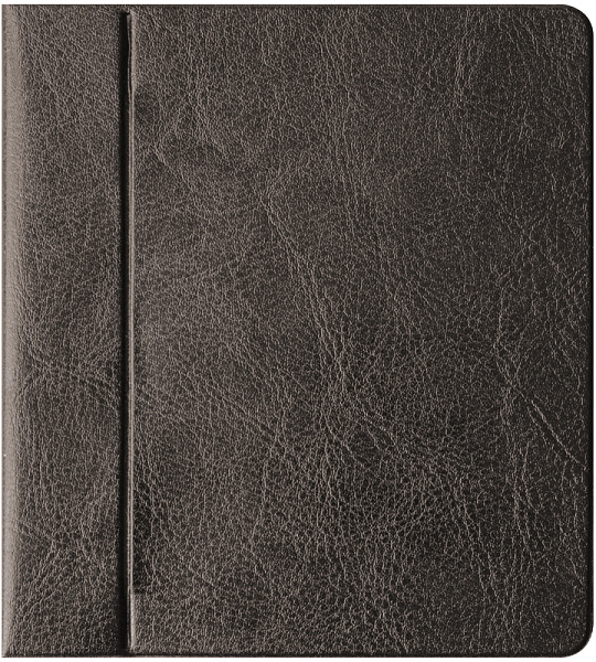 Кредитница OfficeSpace на 32 карты, ПВХ, коричневый, 2 ряда, горизонтальная