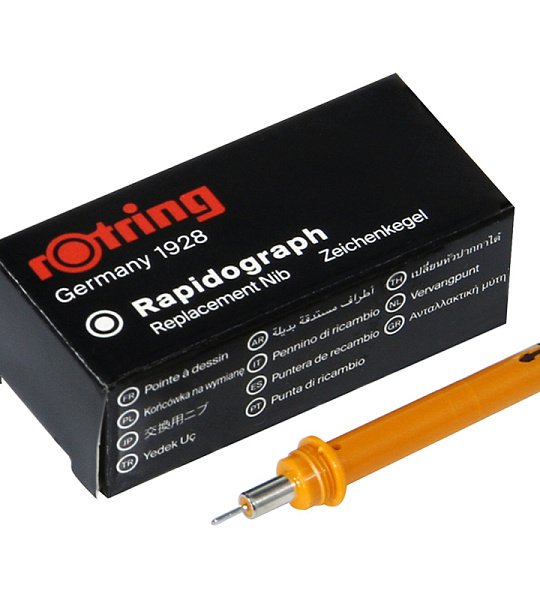 Пишущий элемент для рапидографа Rotring 0,4мм, картон. упаковка