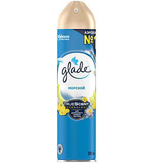 Освежитель воздуха аэрозольный Glade "Морской", 300мл