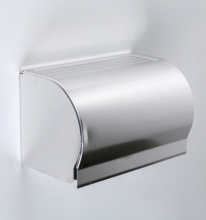Держатель для туалетной бумаги на два рулона 20,5×12×12,6 см, без втулки, нержавеющая сталь, цвет хром