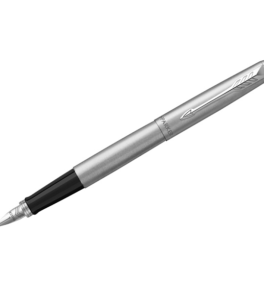 Ручка перьевая Parker "Jotter Stainless Steel CT" 1,0мм, подарочная упаковка