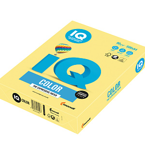 Бумага IQ "Color trend" А4, 80г/м2, 500л. (лимонно-желтый)