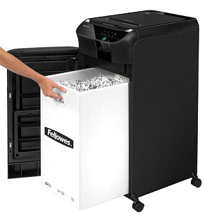 Уничтожитель (шредер) с автоподачей FELLOWES AUTOMAX 600M, 5 уровень секретности, 2x12 мм, 83 л, FS-46574