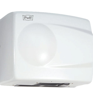 Сушилка для рук PUFF-8828W, 1500 Вт, металлическая, белая