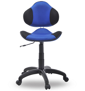 Кресло детское Фабрикант Джерси, ткань TW, черн/синий № 9/№11г/п 140, PL 600