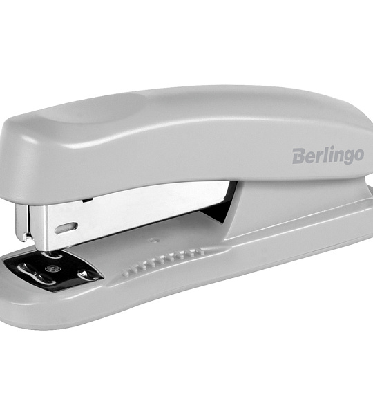 Степлер №24/6, 26/6 Berlingo "Universal" до 30л., пластиковый корпус, серый
